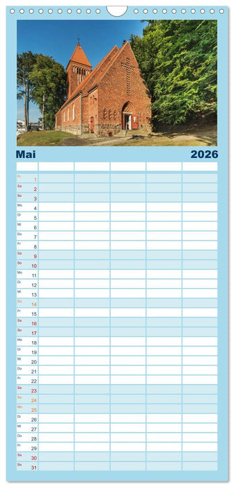 Ostseebad Binz – Zeit für Erholung (CALVENDO Familienplaner 2026)