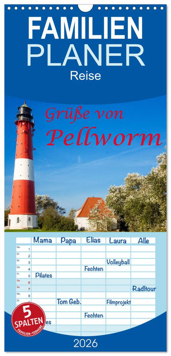 Grüße von Pellworm (CALVENDO Familienplaner 2026)