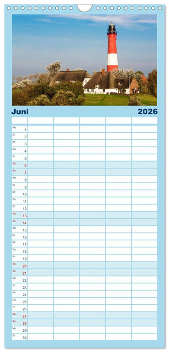 Grüße von Pellworm (CALVENDO Familienplaner 2026)