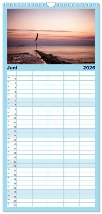 Noch mehr Föhrweh - Insel Föhr (CALVENDO Familienplaner 2026)