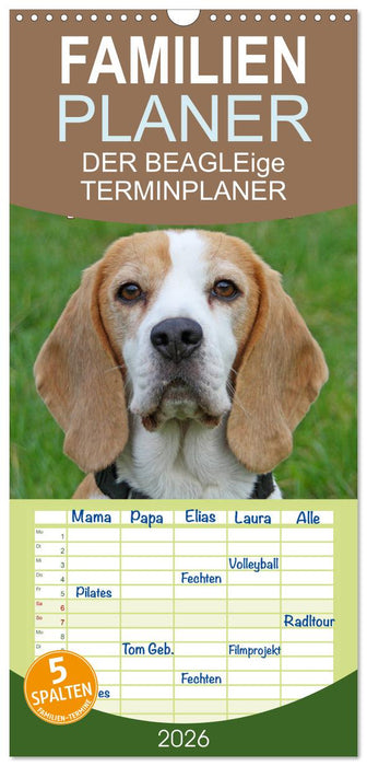 DER BEAGLEige TERMINPLANER (CALVENDO Familienplaner 2026)