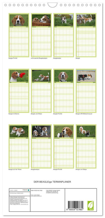 DER BEAGLEige TERMINPLANER (CALVENDO Familienplaner 2026)