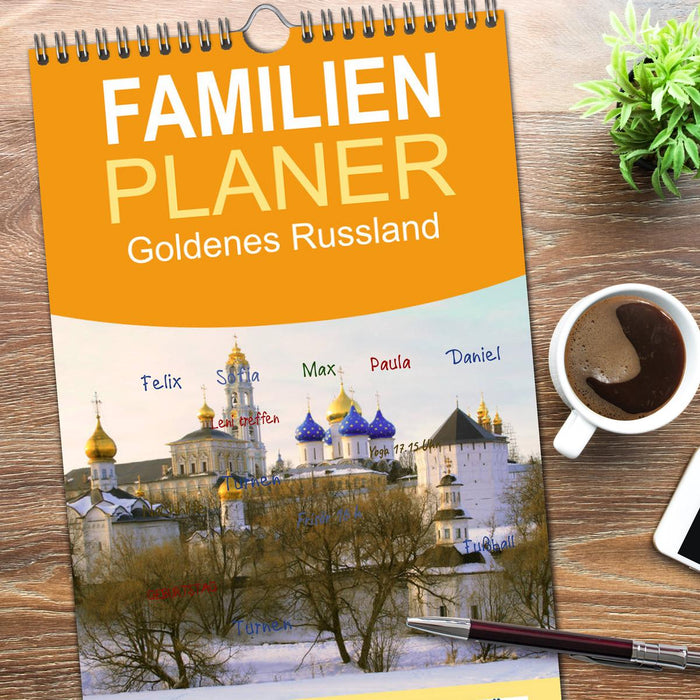 Goldenes Russland (CALVENDO Familienplaner 2026)