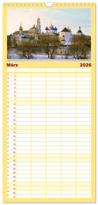 Goldenes Russland (CALVENDO Familienplaner 2026)