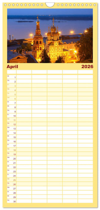 Goldenes Russland (CALVENDO Familienplaner 2026)