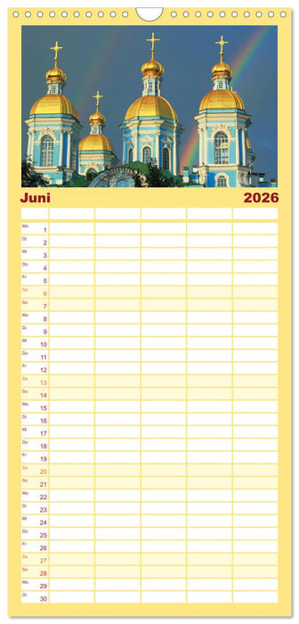 Goldenes Russland (CALVENDO Familienplaner 2026)