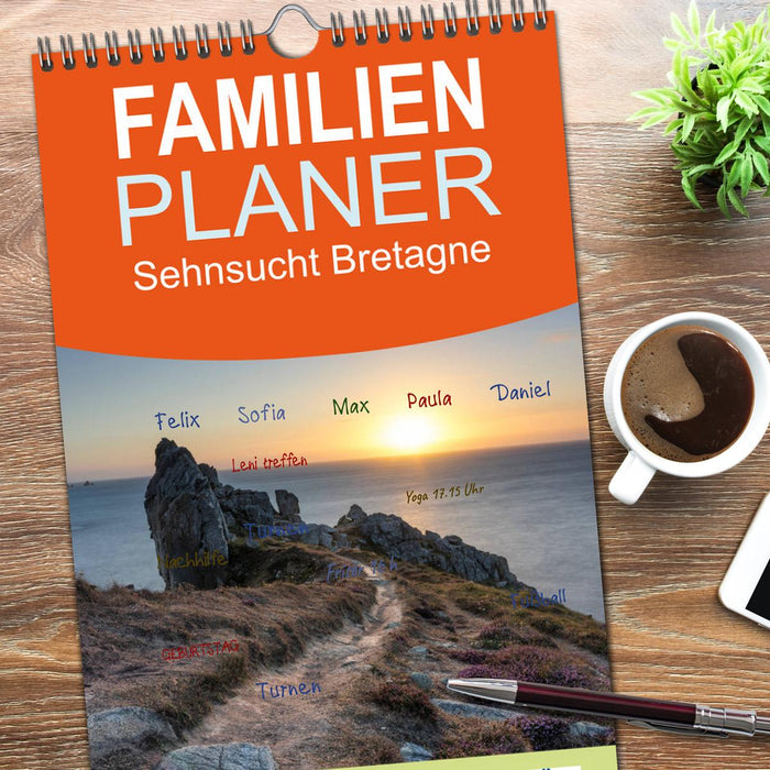 Sehnsucht Bretagne (CALVENDO Familienplaner 2026)