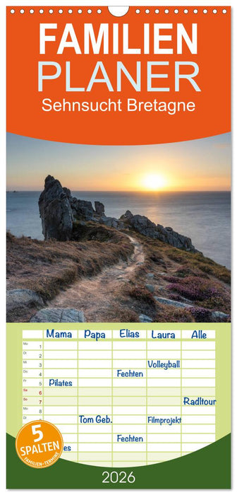Sehnsucht Bretagne (CALVENDO Familienplaner 2026)