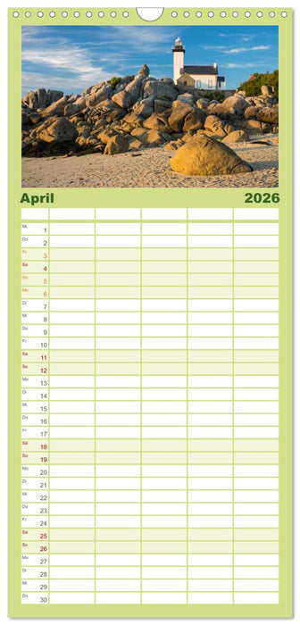 Sehnsucht Bretagne (CALVENDO Familienplaner 2026)