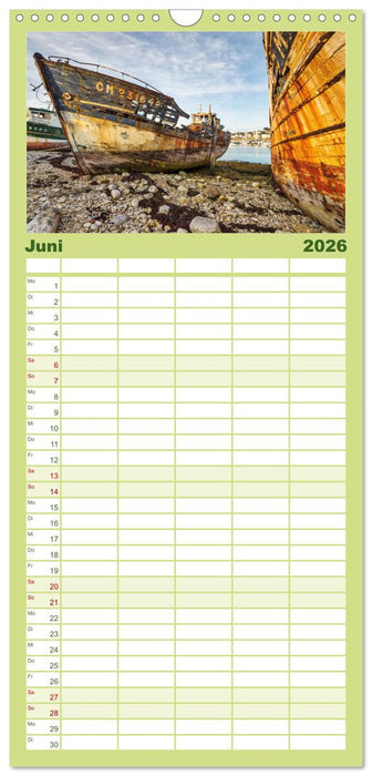 Sehnsucht Bretagne (CALVENDO Familienplaner 2026)