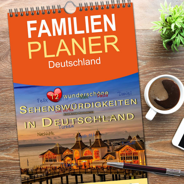 12 wunderschöne Sehenswürdigkeiten in Deutschland (CALVENDO Familienplaner 2026)