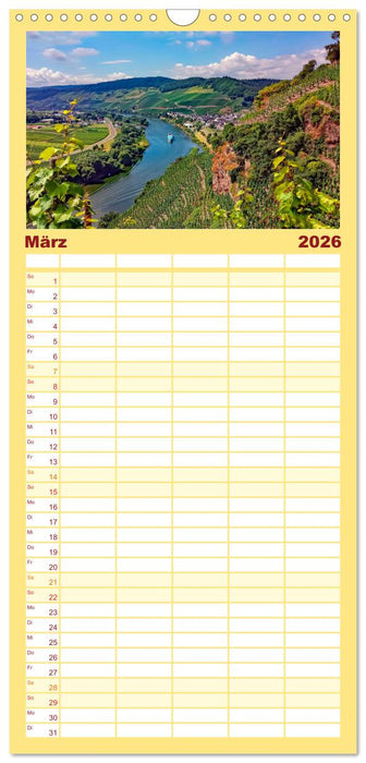 12 wunderschöne Sehenswürdigkeiten in Deutschland (CALVENDO Familienplaner 2026)