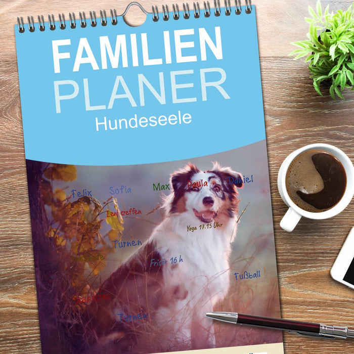 Hundeseele (CALVENDO Familienplaner 2026)