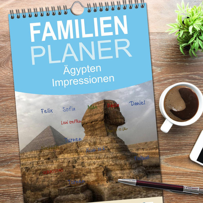 Ägypten - Impressionen (CALVENDO Familienplaner 2026)