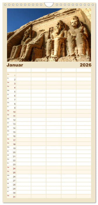 Ägypten - Impressionen (CALVENDO Familienplaner 2026)