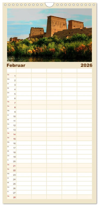 Ägypten - Impressionen (CALVENDO Familienplaner 2026)