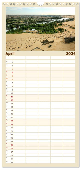 Ägypten - Impressionen (CALVENDO Familienplaner 2026)