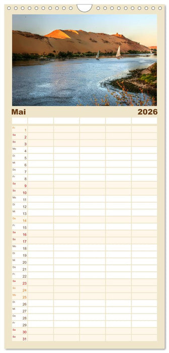 Ägypten - Impressionen (CALVENDO Familienplaner 2026)