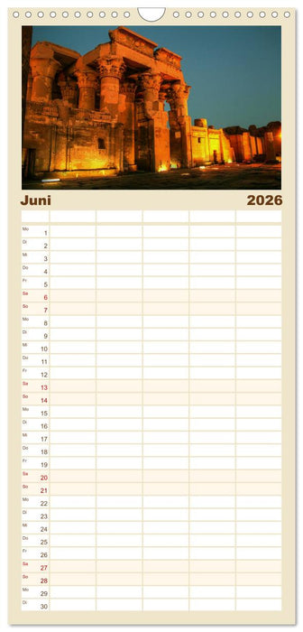 Ägypten - Impressionen (CALVENDO Familienplaner 2026)