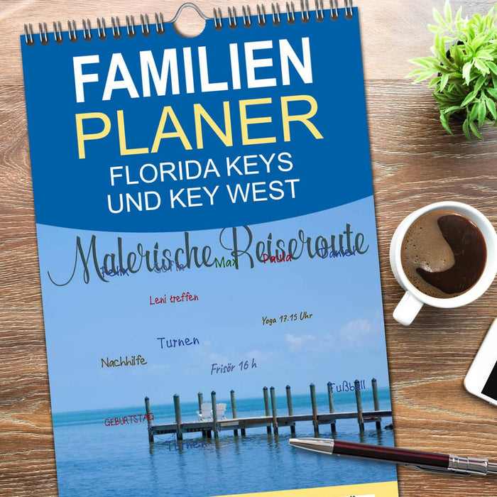 FLORIDA KEYS UND KEY WEST Malerische Reiseroute (CALVENDO Familienplaner 2026)