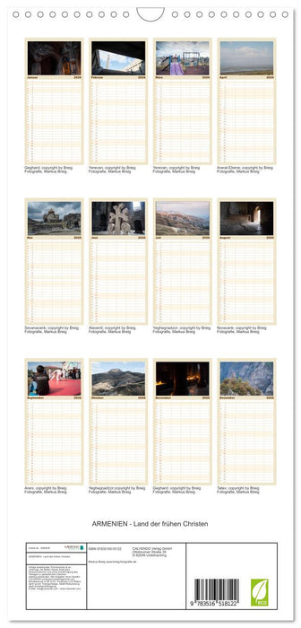 ARMENIEN - Land der frühen Christen (CALVENDO Familienplaner 2026)