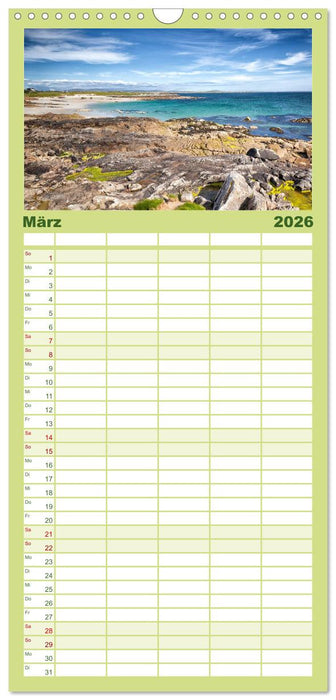 Irland - Zauberhafte Augenblicke (CALVENDO Familienplaner 2026)