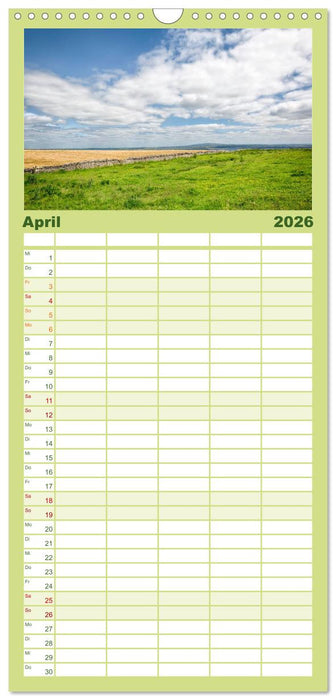 Irland - Zauberhafte Augenblicke (CALVENDO Familienplaner 2026)