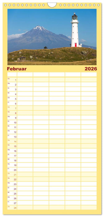 Neuseeland - ein Naturparadies (CALVENDO Familienplaner 2026)