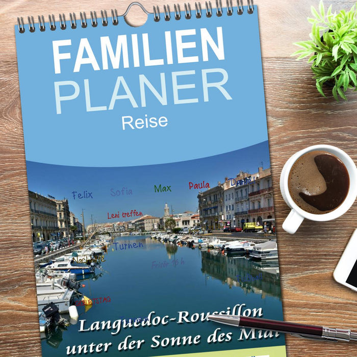 Languedoc-Roussillon - unter der Sonne des Midi (CALVENDO Familienplaner 2026)