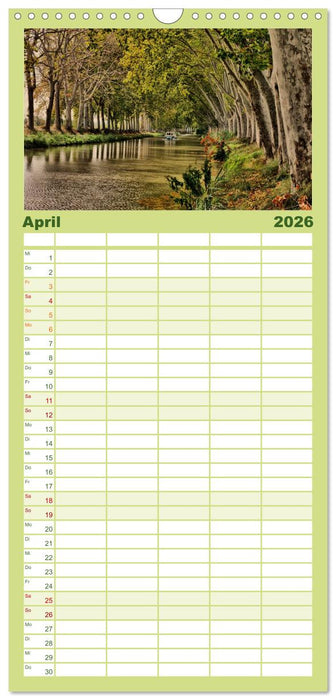 Languedoc-Roussillon - unter der Sonne des Midi (CALVENDO Familienplaner 2026)