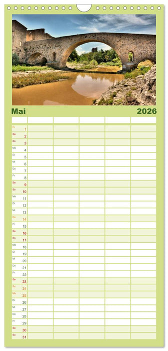 Languedoc-Roussillon - unter der Sonne des Midi (CALVENDO Familienplaner 2026)