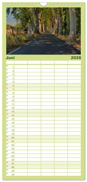 Languedoc-Roussillon - unter der Sonne des Midi (CALVENDO Familienplaner 2026)