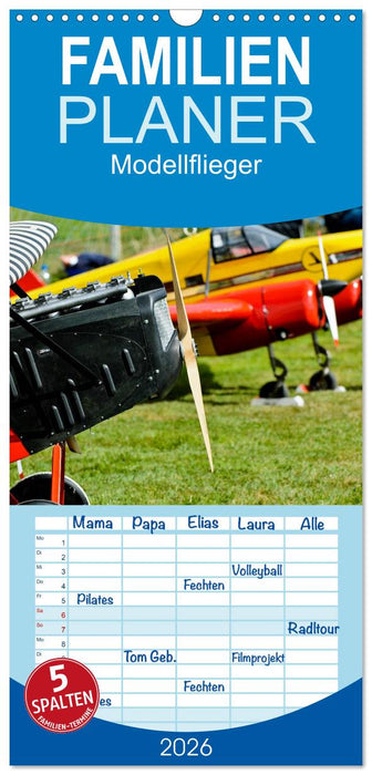 Modellflieger (CALVENDO Familienplaner 2026)