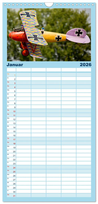 Modellflieger (CALVENDO Familienplaner 2026)