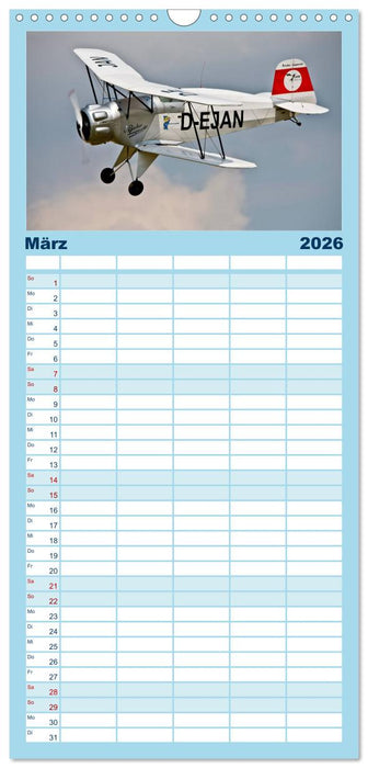 Modellflieger (CALVENDO Familienplaner 2026)