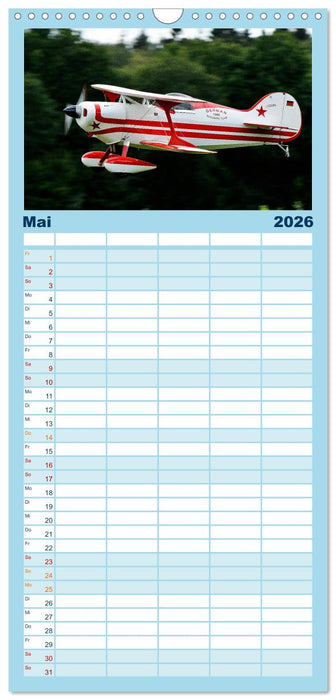 Modellflieger (CALVENDO Familienplaner 2026)