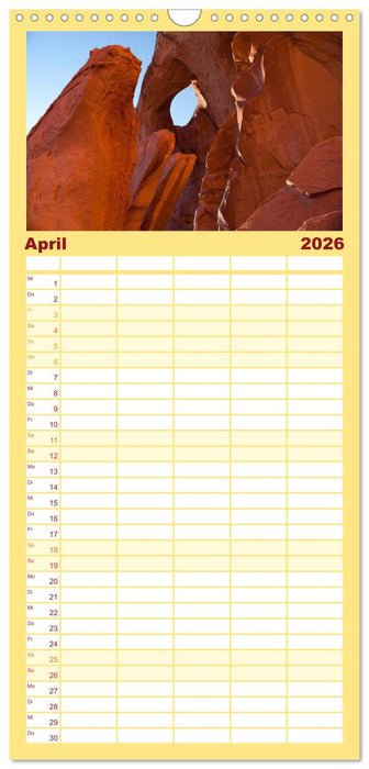 Monument Valley (CALVENDO Familienplaner 2026)