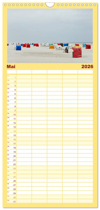 Amrum (CALVENDO Familienplaner 2026)