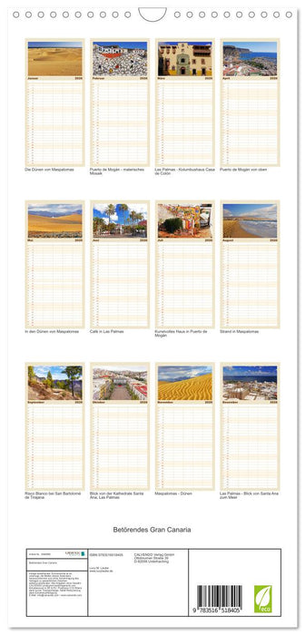 Betörendes Gran Canaria (CALVENDO Familienplaner 2026)