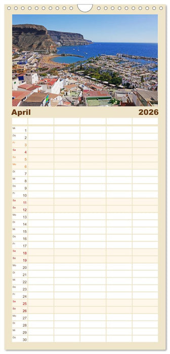 Betörendes Gran Canaria (CALVENDO Familienplaner 2026)