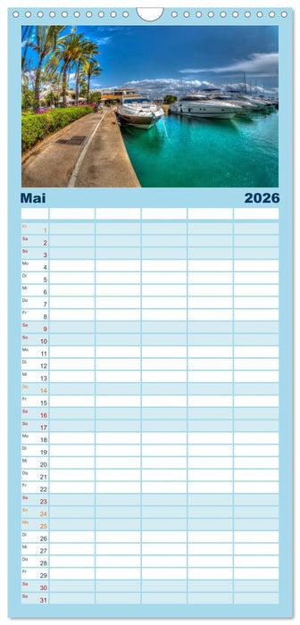 Mallorca - Ahoi (CALVENDO Familienplaner 2026)