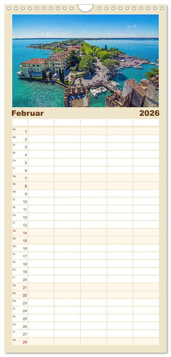 Gardasee - lago di Garda by Sascha Ferrari (CALVENDO Familienplaner 2026)