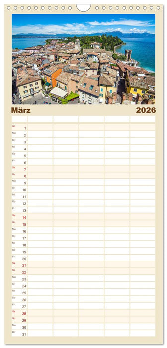 Gardasee - lago di Garda by Sascha Ferrari (CALVENDO Familienplaner 2026)