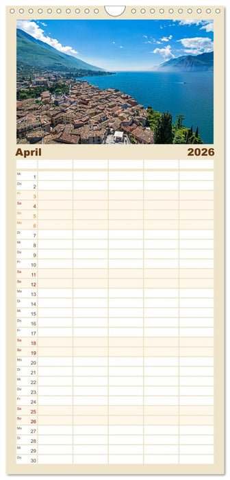 Gardasee - lago di Garda by Sascha Ferrari (CALVENDO Familienplaner 2026)