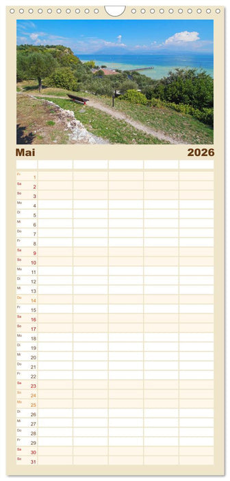 Gardasee - lago di Garda by Sascha Ferrari (CALVENDO Familienplaner 2026)