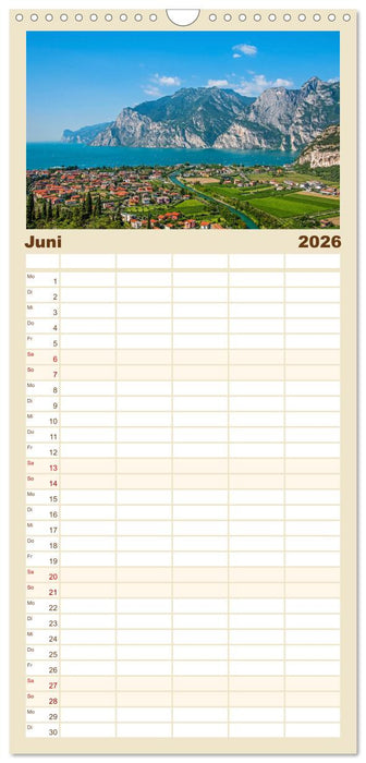 Gardasee - lago di Garda by Sascha Ferrari (CALVENDO Familienplaner 2026)