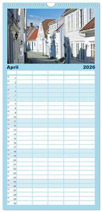 Faszination Skandinavien (CALVENDO Familienplaner 2026)