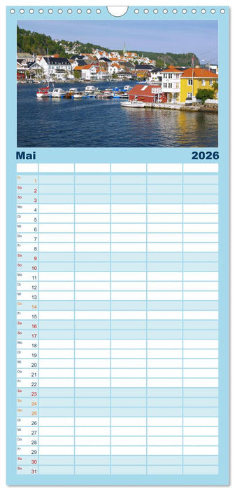 Faszination Skandinavien (CALVENDO Familienplaner 2026)