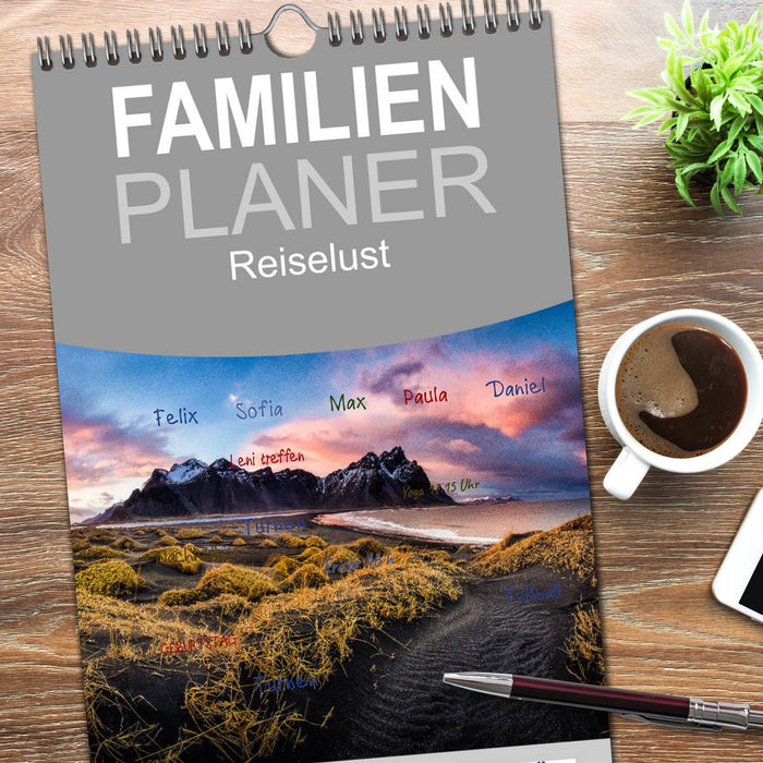 Reiselust (CALVENDO Familienplaner 2026)