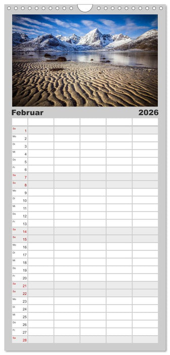 Reiselust (CALVENDO Familienplaner 2026)